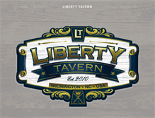 Tablet Screenshot of libertytavernnc.com